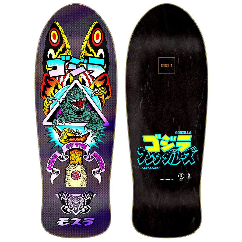 Tabla Santa Cruz Godzilla Mothra Natas Skateboard Deck